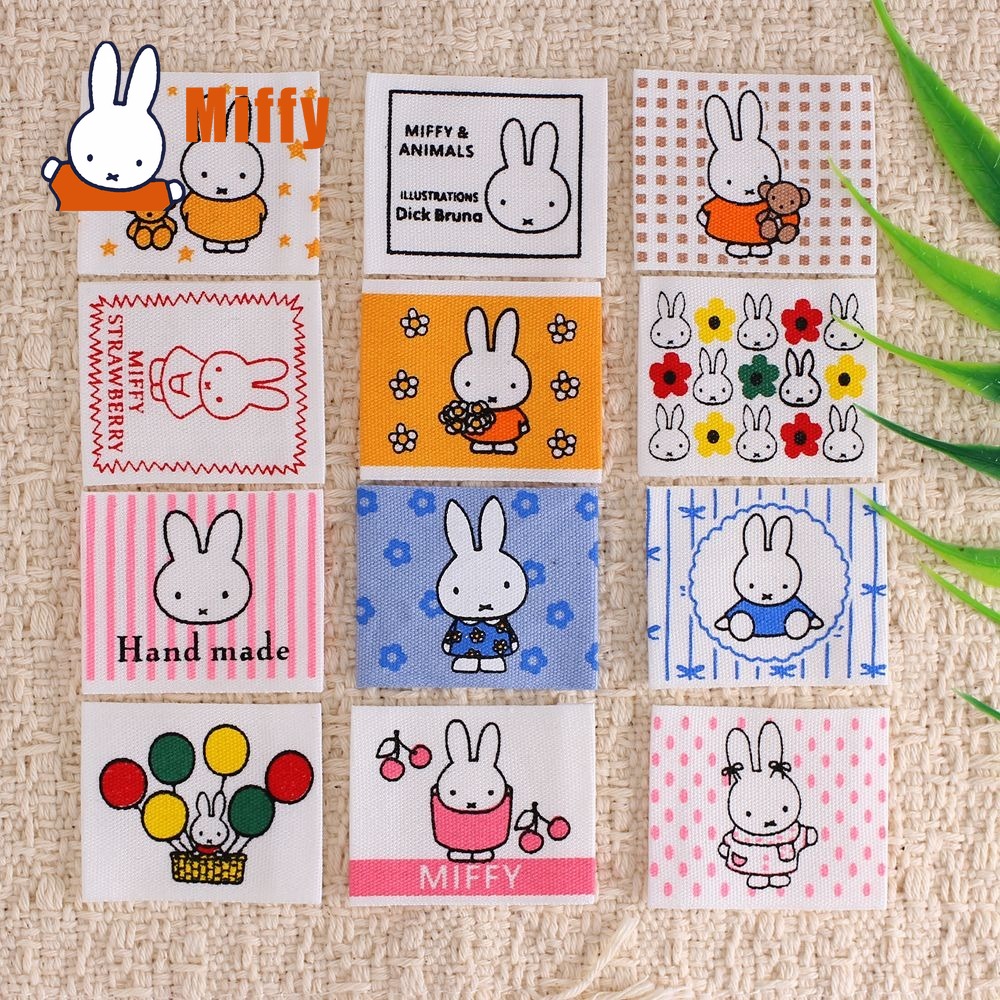 Art Craft Activities - Kawaii Miffy Stoffaufnäher Niedlicher Hase Gewebter