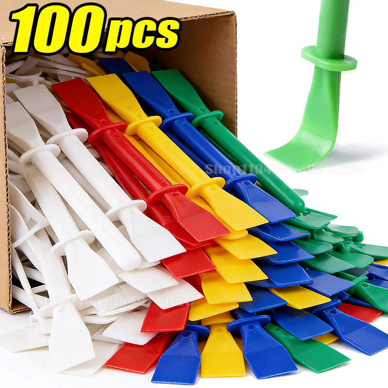 Art Craft Glue - Kleberstreicher, Klebepinsel, 5/100 Stück, Handgehaltene DIY-Kunsthandwerk-Malerei-Schaber,