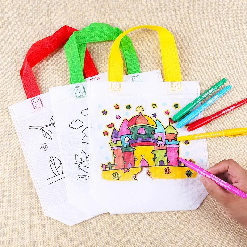 Art Craft 4 Years Old - 1–10 Stück Sets DIY Graffiti-Tasche mit