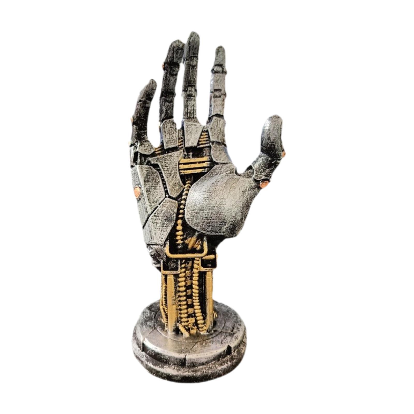 Art Craft Robot - Roboter-Handstatue, Kunsthandwerk, kreative Skulptur für den