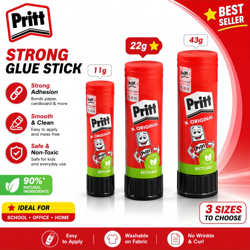 Art Craft 4 Years Old - Original Pritt Klebestift Ungiftig Abwaschbar Sicher