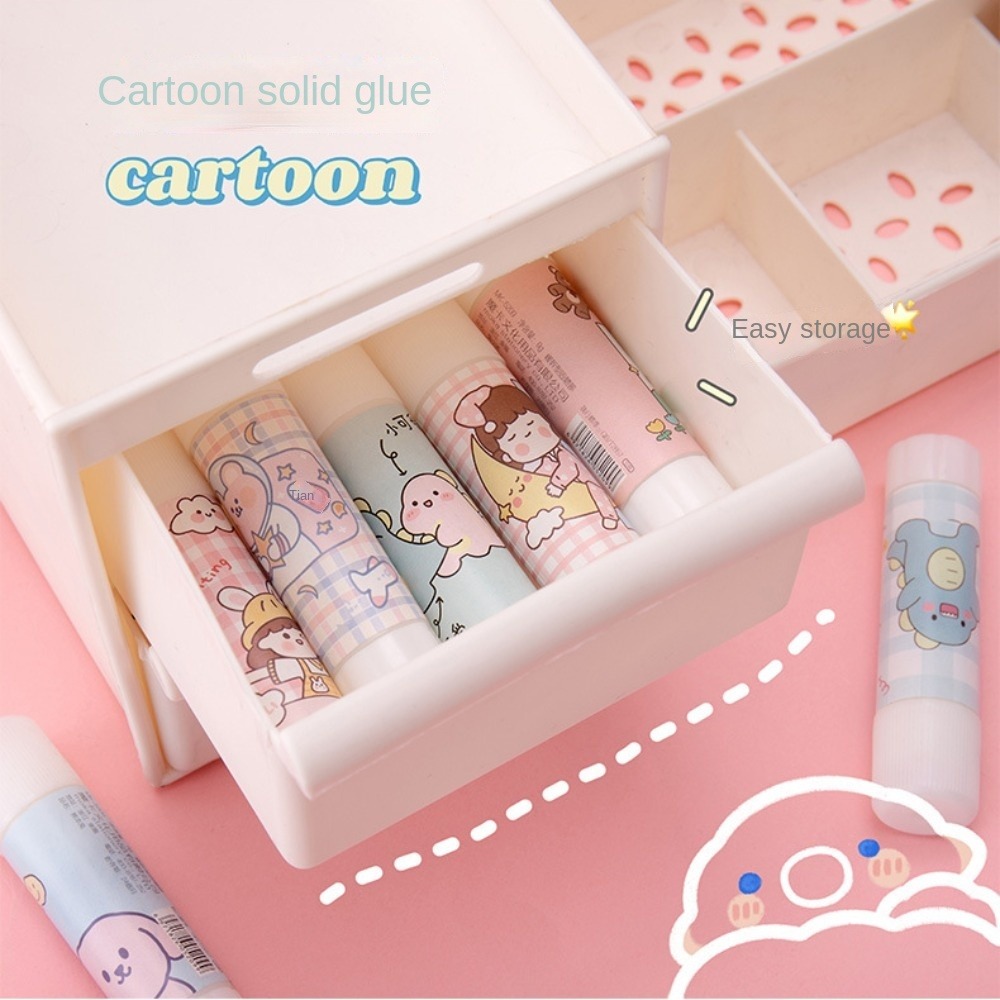 Art Craft 4 Years Old - Praktische Cartoon feste Klebe stift solide