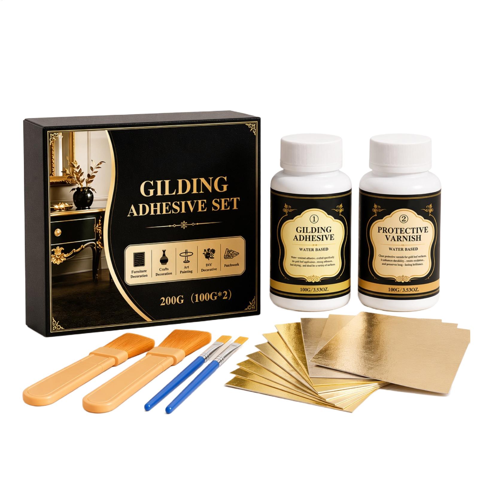Art Craft Glue - Vergoldungskleber auf Wasserbasis, langlebig, für DIY-Vergoldungsarbeiten,