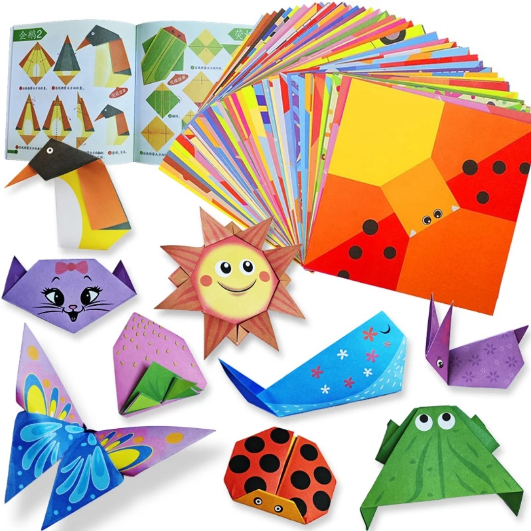Art Craft 4 Years Old - Neues Origami-Set 30 Blatt Origami-Papier Bastelhandbuch