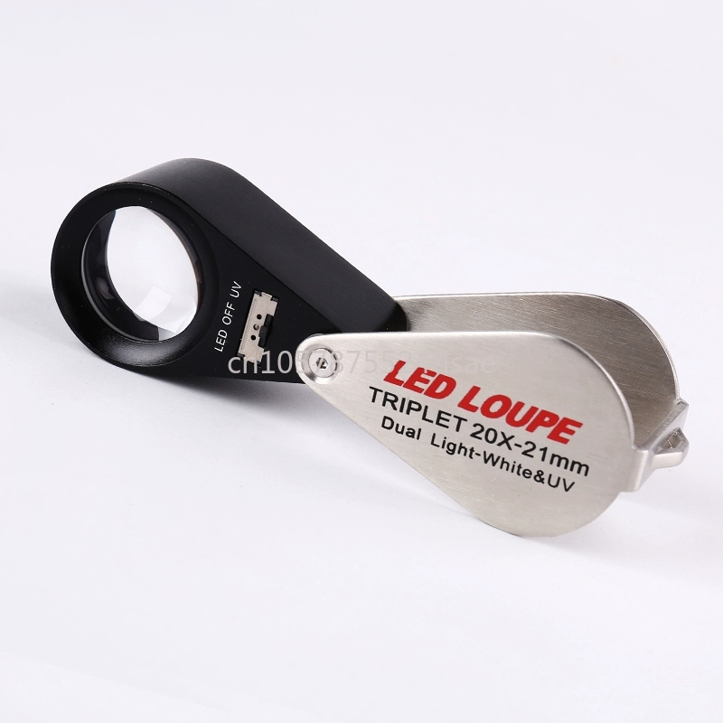 Art Craft Optical - 6 LED-Leuchten, 20-fache Lupe, 21 mm,