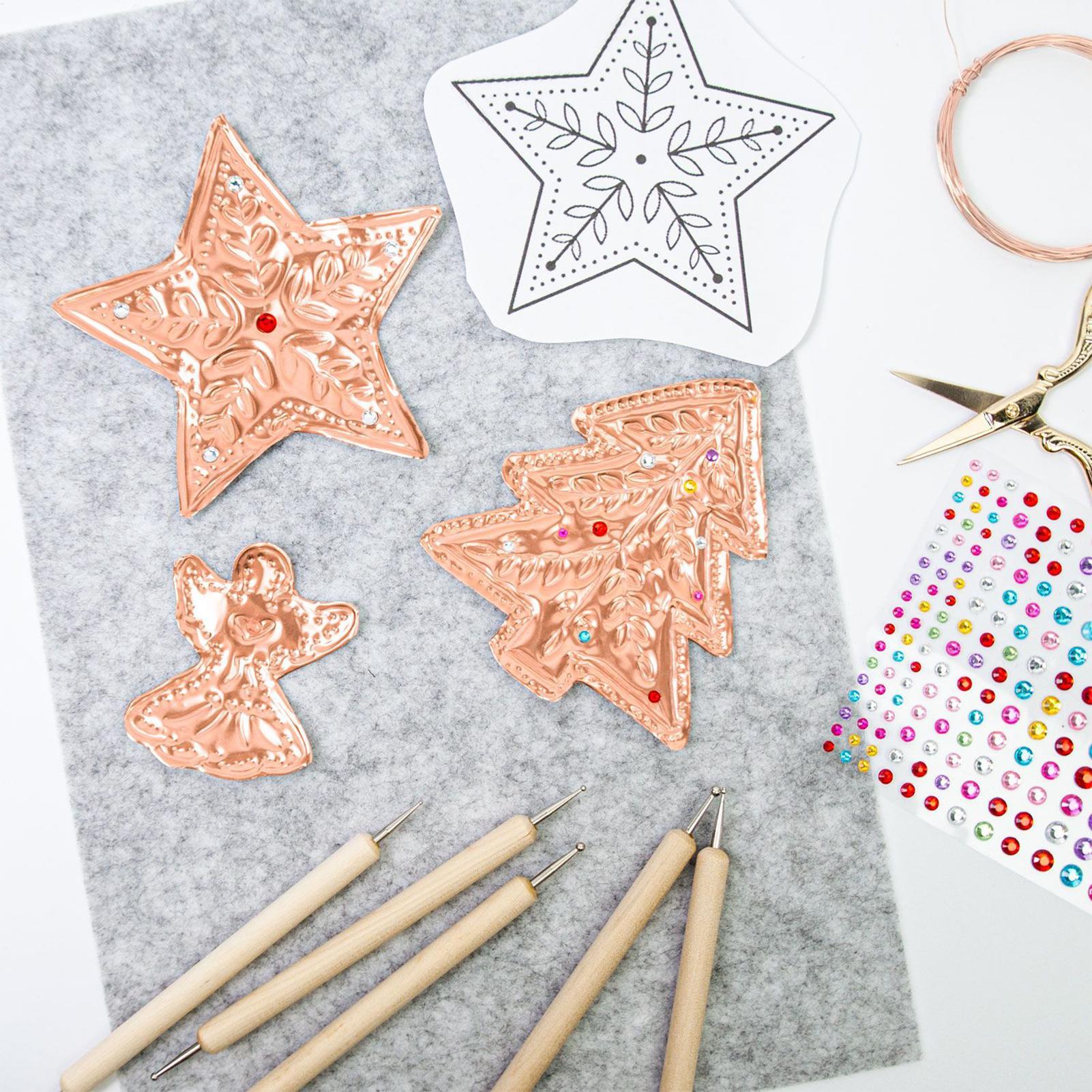 Prägefolie, 8-teilig, Aluminiu – Art Craft Paper Bewertung und Preis