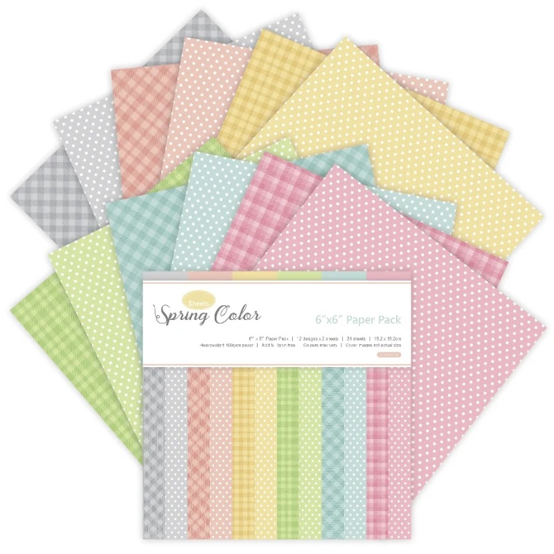 12 Blatt Frühlingsfarben Baste – Art Craft Background Bewertung und Preis