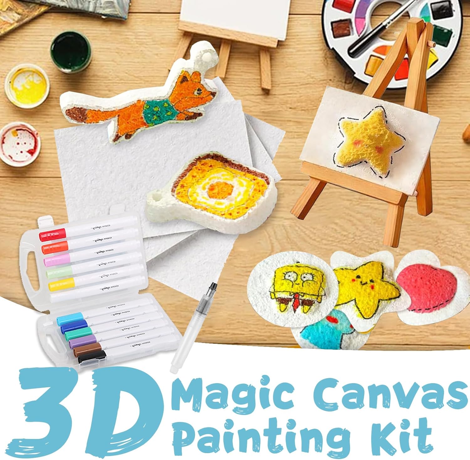 3D Puffy Foam Texture Malerei  – Art Craft Paper Bewertung und Preis