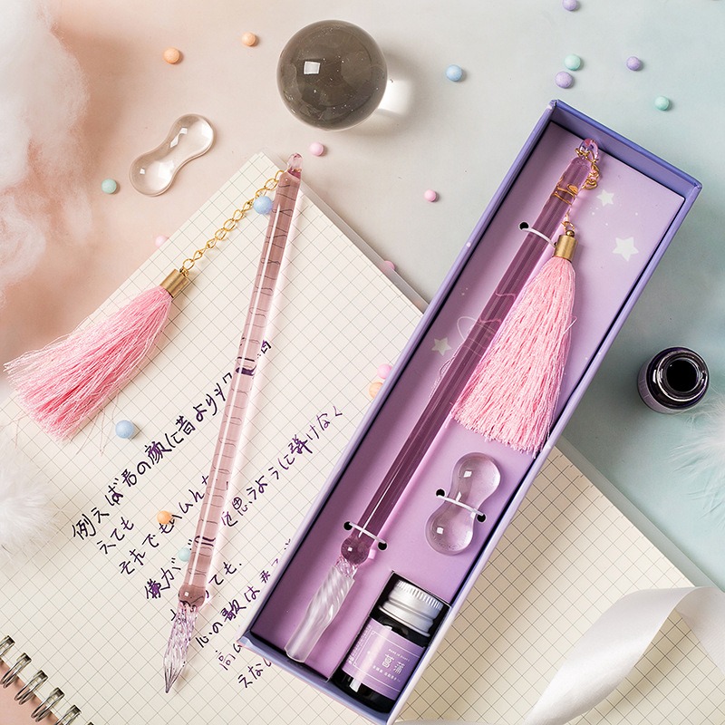 Glas-Dip-Pen-Kalligraphie-Set  – Calligraphy Pen Set Bewertung und Preis