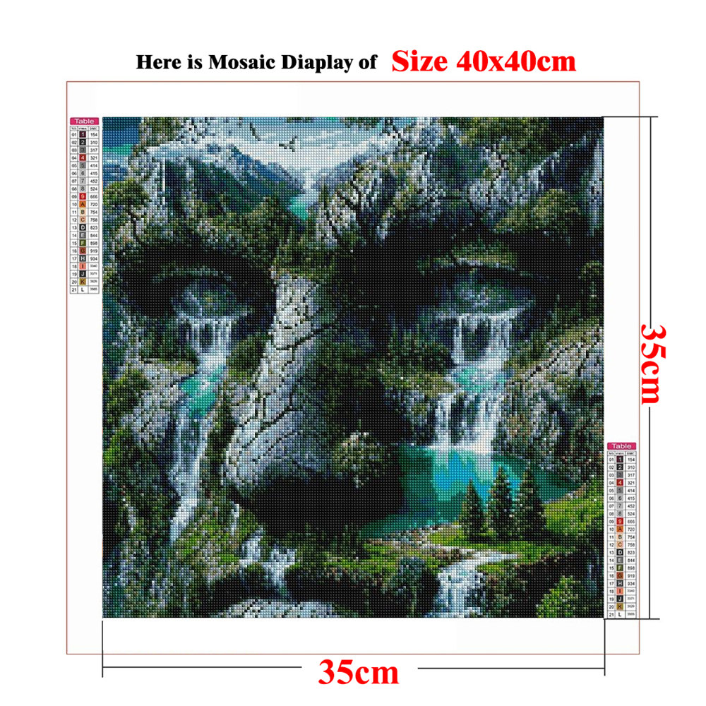 Neues Diamant-Mosaik, surreale – Art Craft Optical Bewertung und Preis