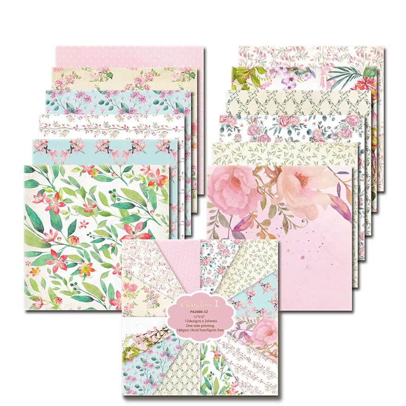 24 Blatt 30 x 30 cm Scrapbook- – Art Craft Journal Bewertung und Preis