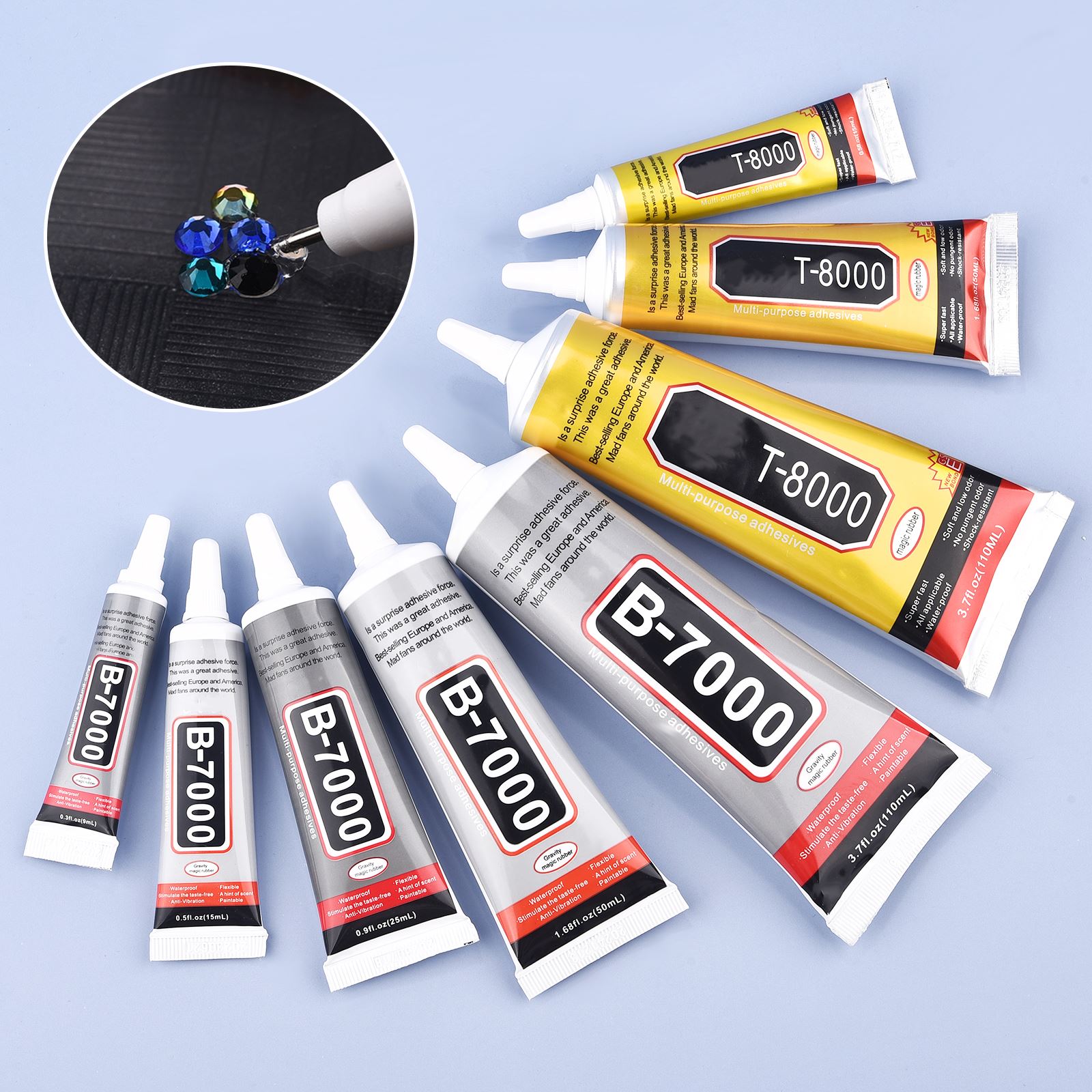 9/15/50/110 ml B-7000 Kleber T – Art Craft Glue Bewertung und Preis