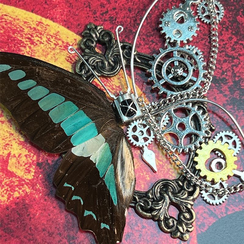 Steampunk Schmetterlingsrahmen – Art Craft Paper Bewertung und Preis