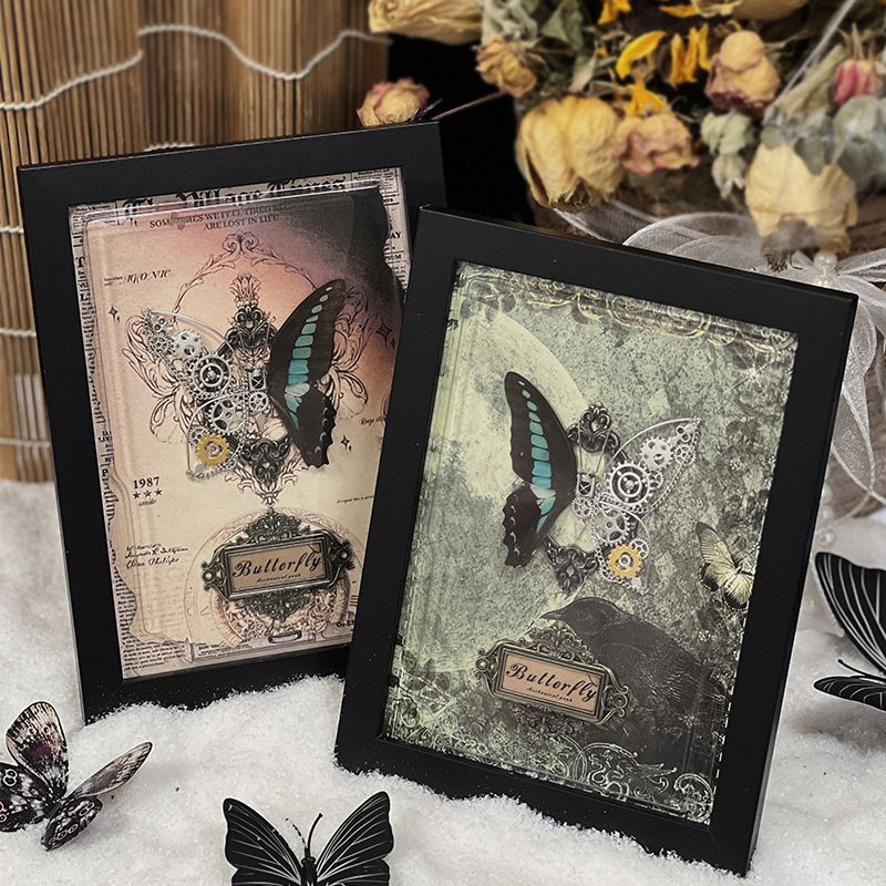 Steampunk Schmetterlingsrahmen – Art Craft Paper Bewertung und Preis