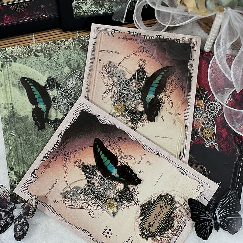Steampunk Schmetterlingsrahmen – Art Craft Paper Bewertung und Preis