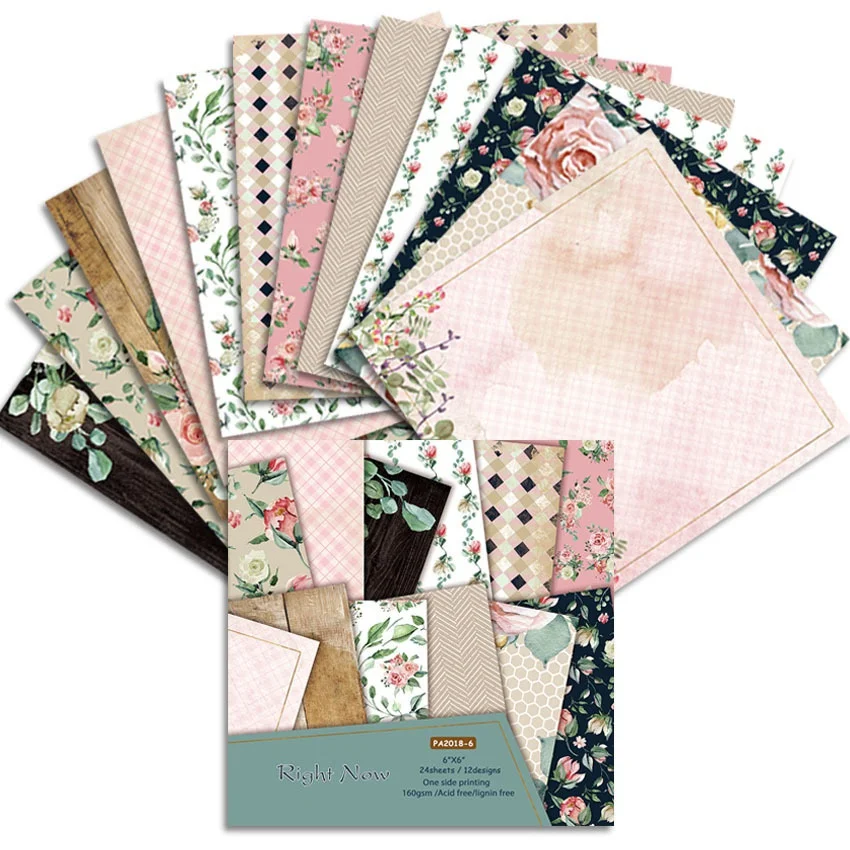 12 Blatt „Rechts jetzt“-Bastel – Art Craft Background Bewertung und Preis