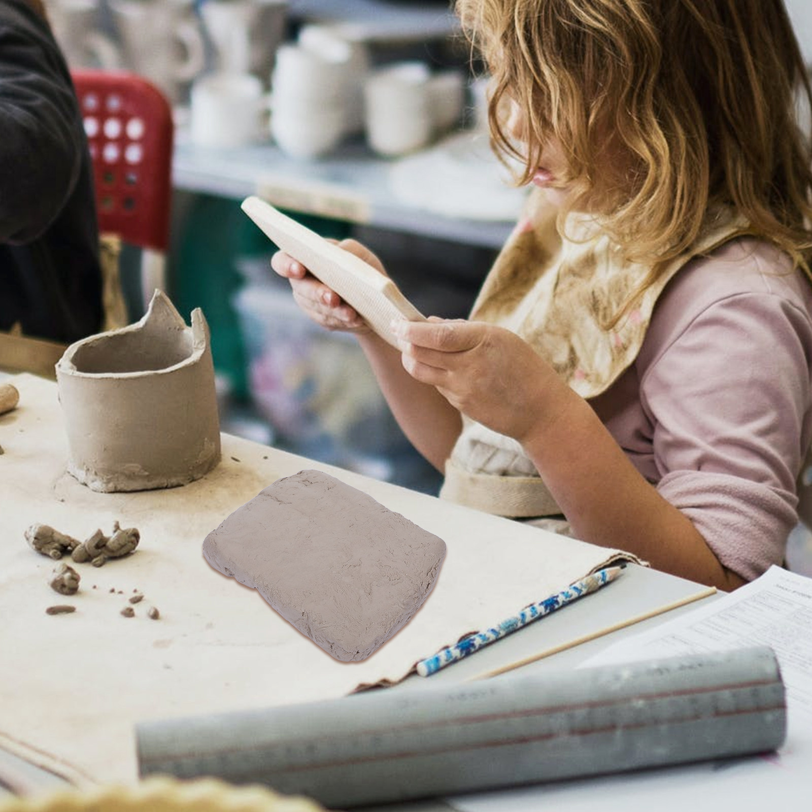 1 Set Weißer Lufttrocknender T – Art Craft Activities Bewertung und Preis