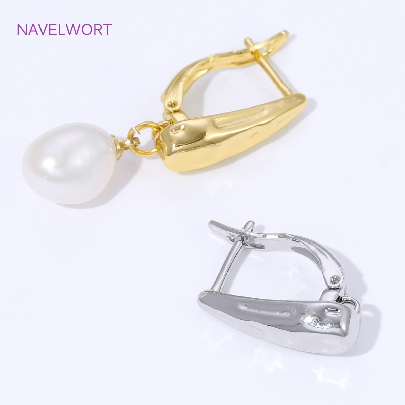 18K vergoldete, glatte Ohrring – Art Craft Making Bewertung und Preis