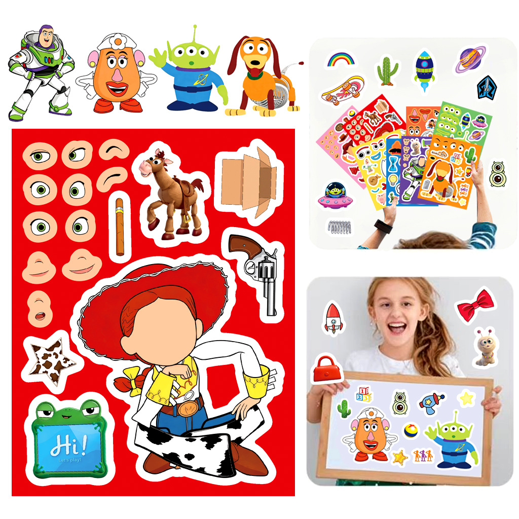 Toy Story 5 Gesichtsaufkleber- – Art Craft Making Bewertung und Preis