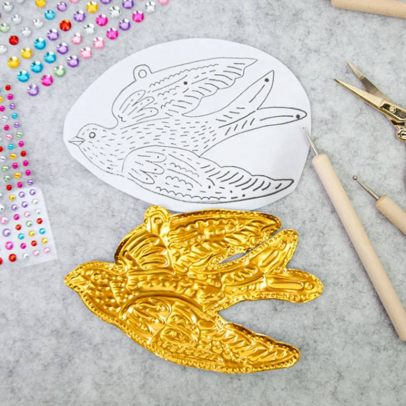 DIY Goldfolie Kunst Relief Wei – Art Craft Paper Bewertung und Preis