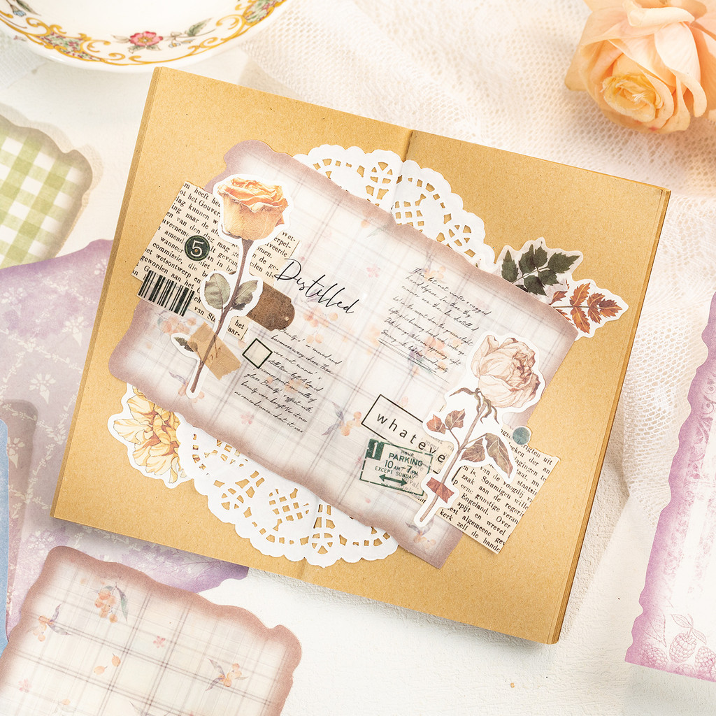 30 Blatt Vintage Scrapbook-Pap – Art Craft Background Bewertung und Preis