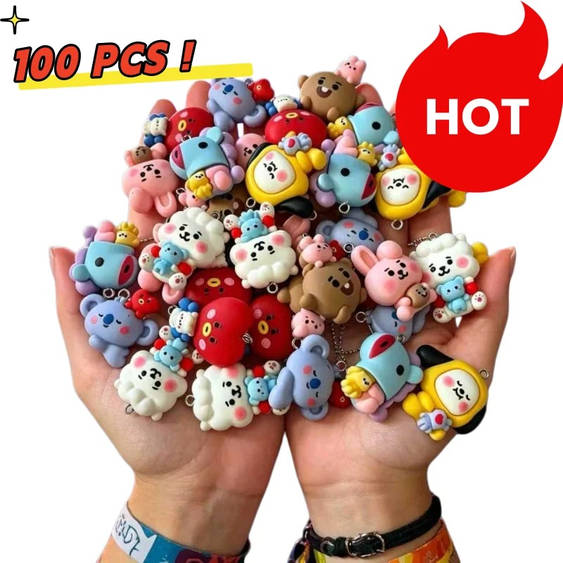 7 Stück BT21 Harz-Cartoon-Anhä – Art Craft Making Bewertung und Preis
