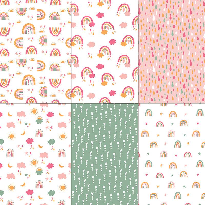 24 Blatt/Set Regenbogen-Bastel – Art Craft Background Bewertung und Preis