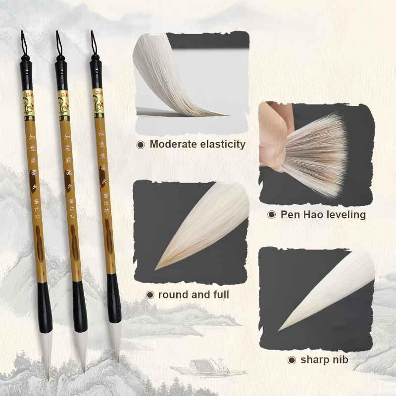 Chinesischer Schreibpinsel in  – Calligraphy Pen Set Bewertung und Preis