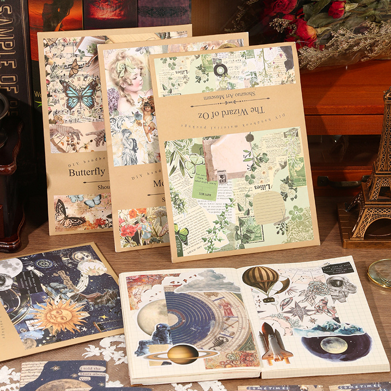 100 Blatt Vintage-Kunstpapier- – Art Craft Gallery Bewertung und Preis
