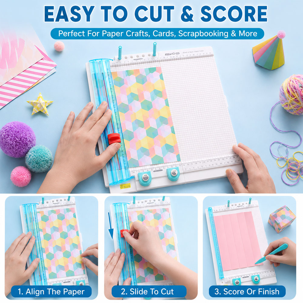 7-in-1 Papierschneider & Rille – Art Craft Paper Bewertung und Preis