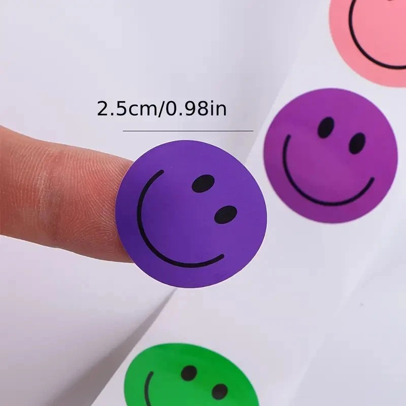500 Stück/Rolle Bunte Gesichts – Art Craft Journal Bewertung und Preis