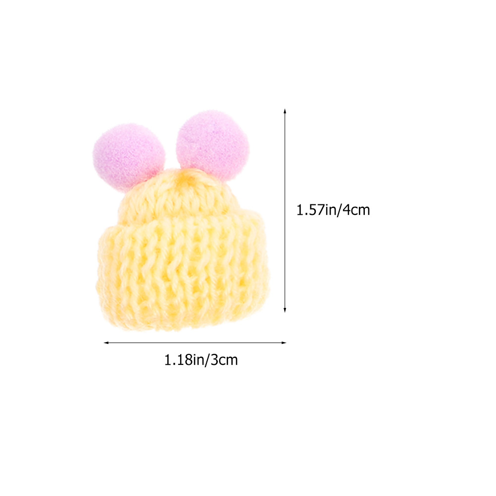 60 Stück Mini-Strickmützen aus – Art Craft Hat Bewertung und Preis