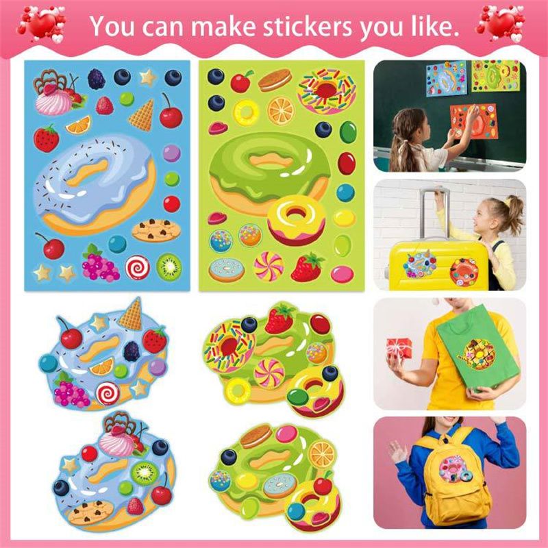 Machen Sie ein Gesicht. Donut- – Art Craft 4 Years Old Bewertung und Preis